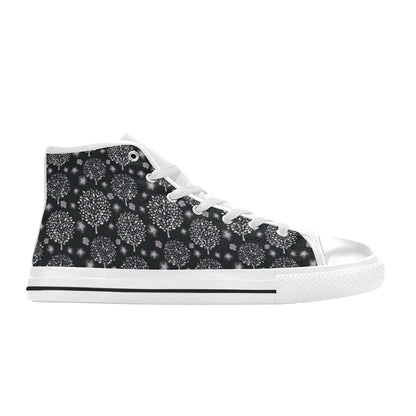 Tree Of Life Print Design LKS304 High Top Women's White Shoes