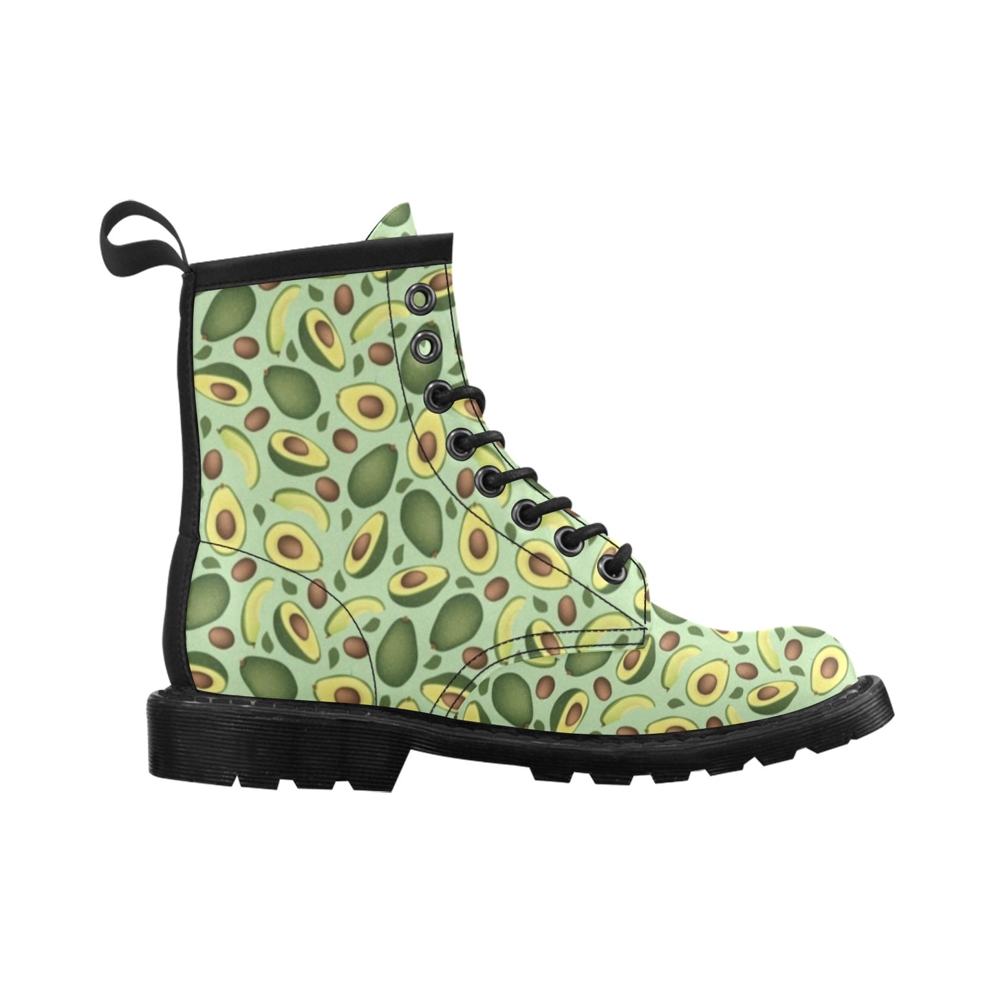 Avocado Pattern Print Design AC01 Women's Boots