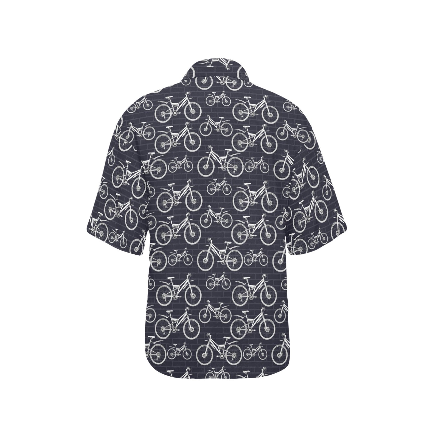 Mountain bike Pattern Print Design 02 Women's Hawaiian Shirt