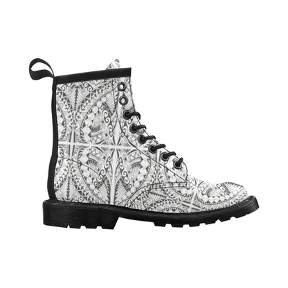 Samoan Style Print Design LKS301 Women's Boots