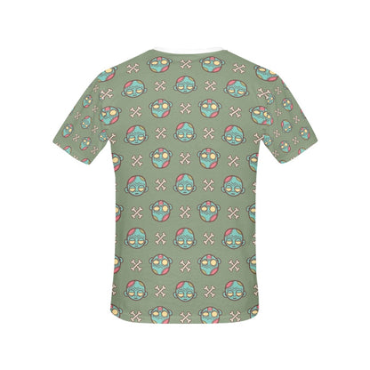 Zombie Print Design LKS301 Women's  T-shirt