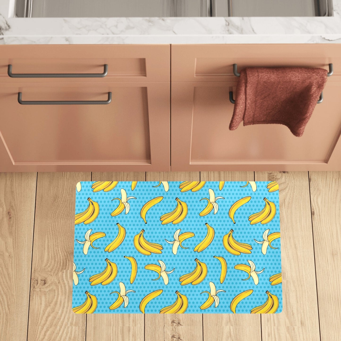 Banana Pattern Print Design BA08 Kitchen Mat