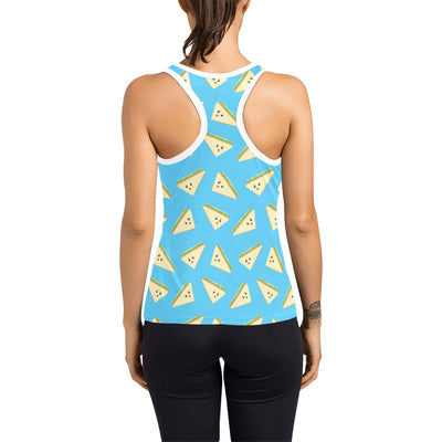 Sandwich Emoji Print Design LKS305 Women's Racerback Tank Top