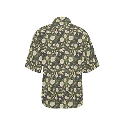 Daisy Pattern Print Design 03 Women's Hawaiian Shirt