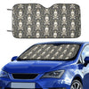 Skull King Print Design LKS307 Car front Windshield Sun Shade