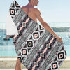 Safari Pattern Print Design LKS302 Beach Towel 32" x 71"