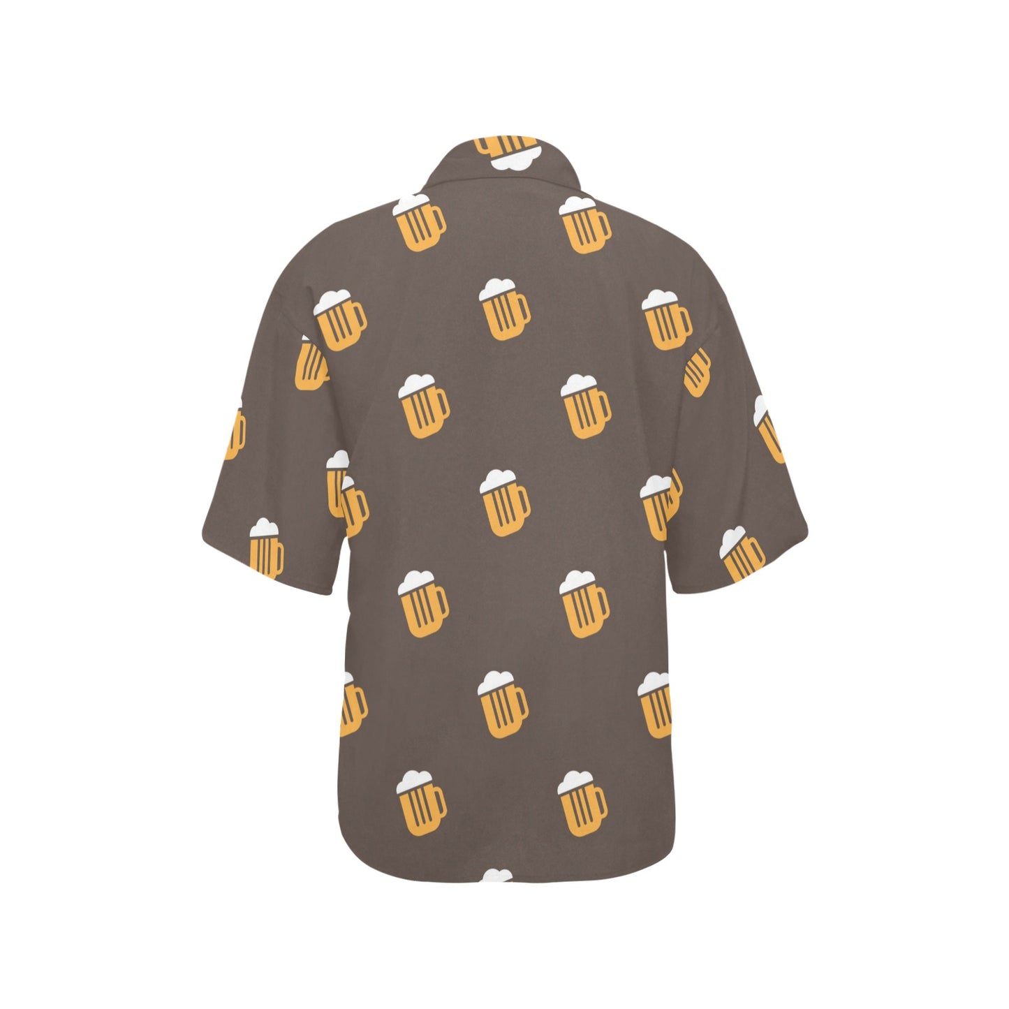 Beer Pattern Print Design 01 Women's Hawaiian Shirt