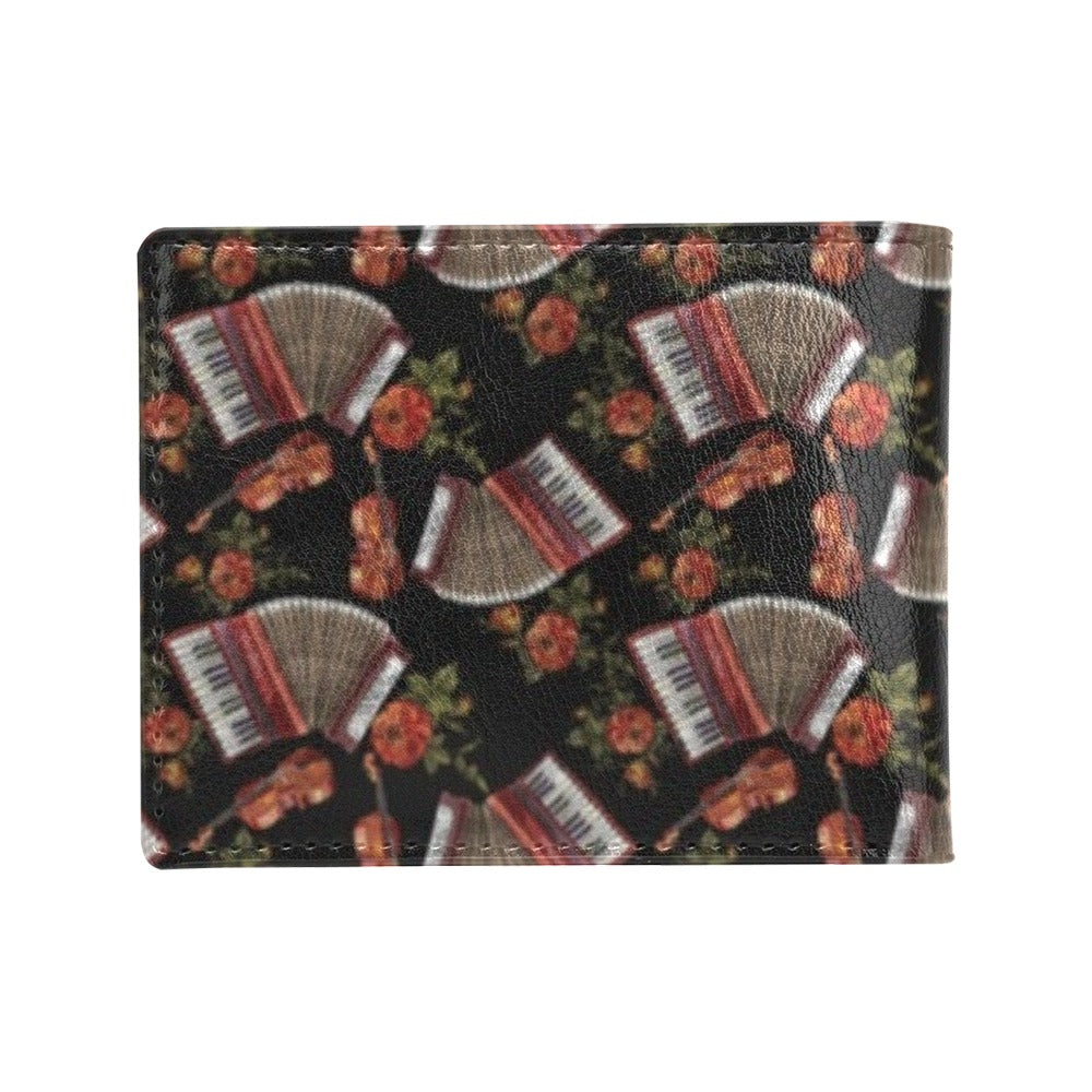 Accordion Print Design LKS403 Men's ID Card Wallet