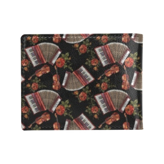 Accordion Print Design LKS403 Men's ID Card Wallet