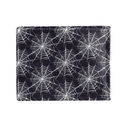 Spider Web Print Design LKS303 Men's ID Card Wallet