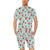 Angel Wings Heart Pattern Print Design 02 Men's Romper