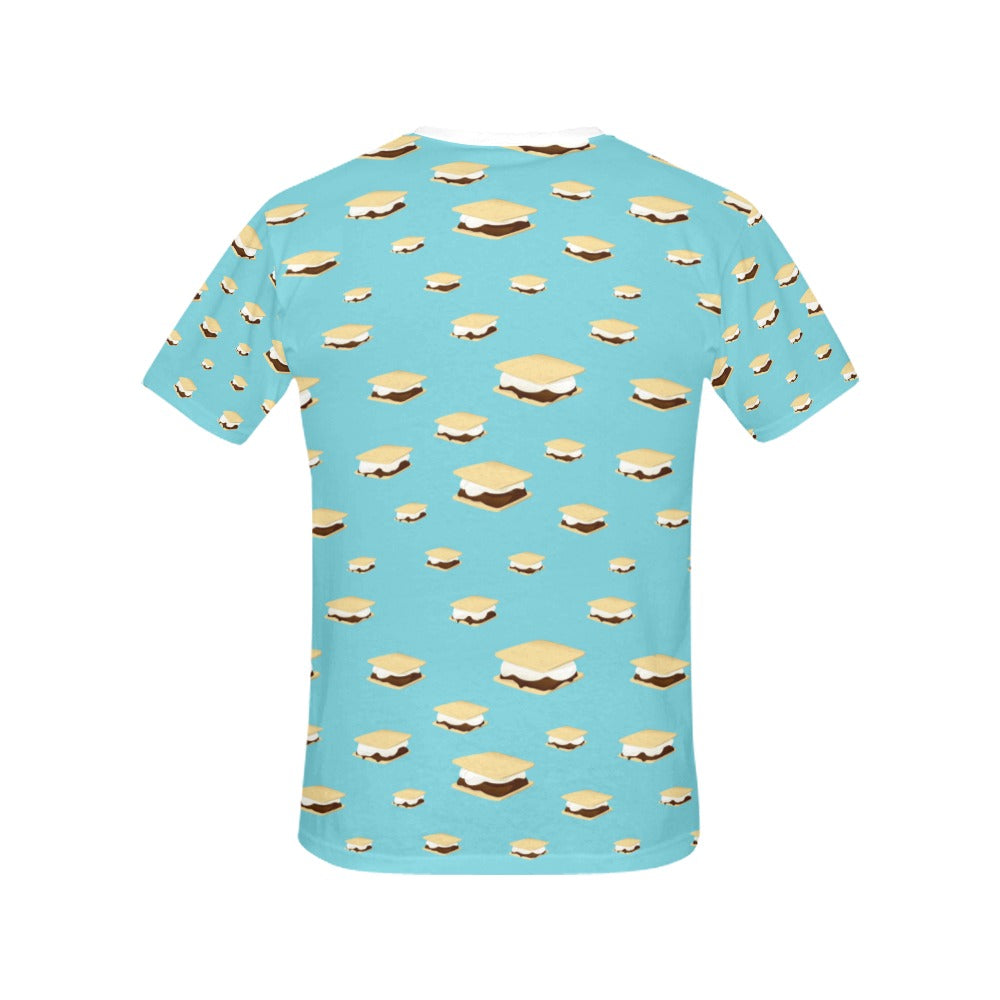 S_Mores Print Design LKS302 Women's  T-shirt