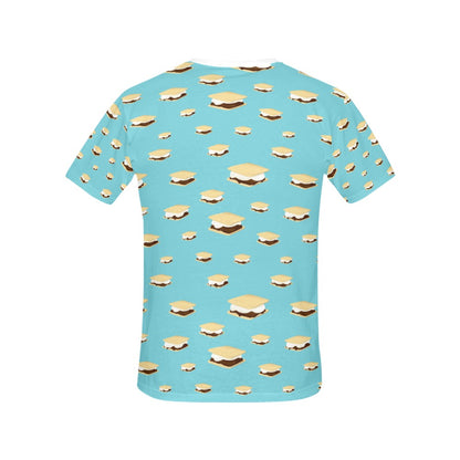 S_Mores Print Design LKS302 Women's  T-shirt