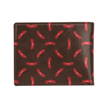 Sausage Print Design LKS302 Men's ID Card Wallet