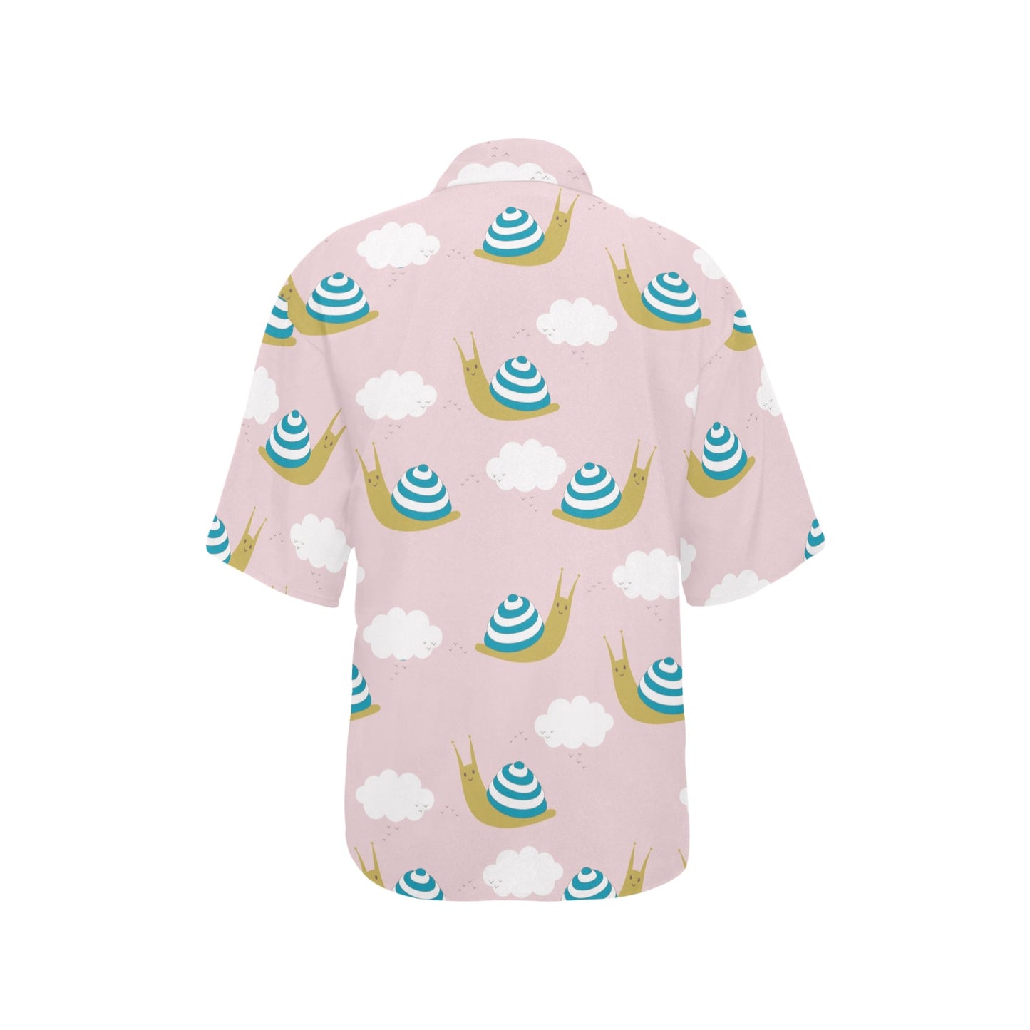 Snail Pattern Print Design 02 Women's Hawaiian Shirt