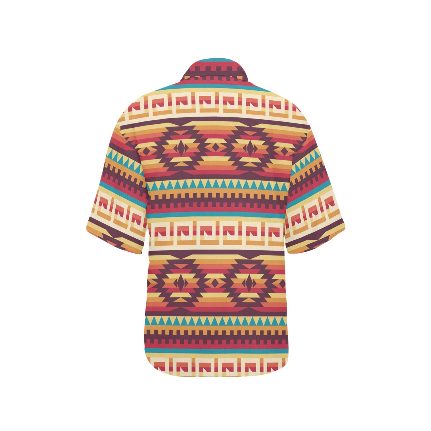 Tribal Aztec Vintage Women's Hawaiian Shirt