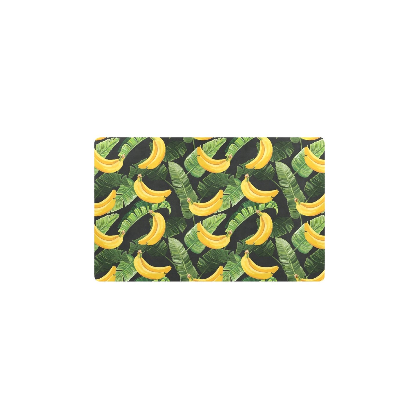 Banana Pattern Print Design BA01 Kitchen Mat
