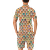 Mandala Mosaic Themed Design Print Men's Romper