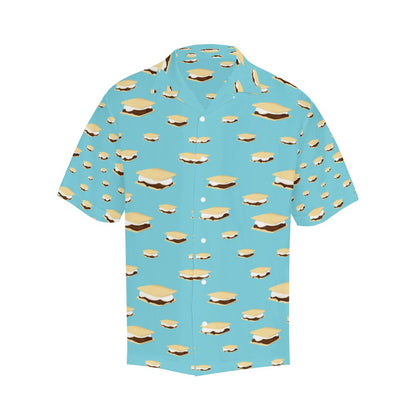 S_Mores Print Design LKS302 Men's Hawaiian Shirt