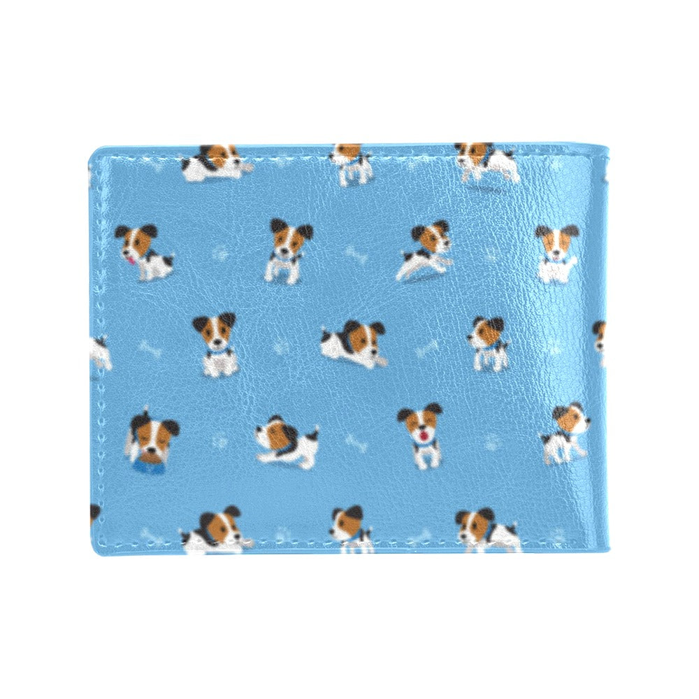 Russell Terriers Print Design LKS3010 Men's ID Card Wallet