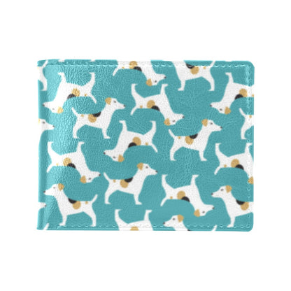 Russell Terriers Print Design LKS301 Men's ID Card Wallet