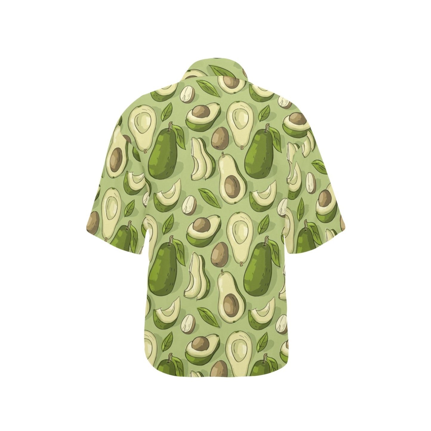 Avocado Pattern Print Design AC03 Women's Hawaiian Shirt