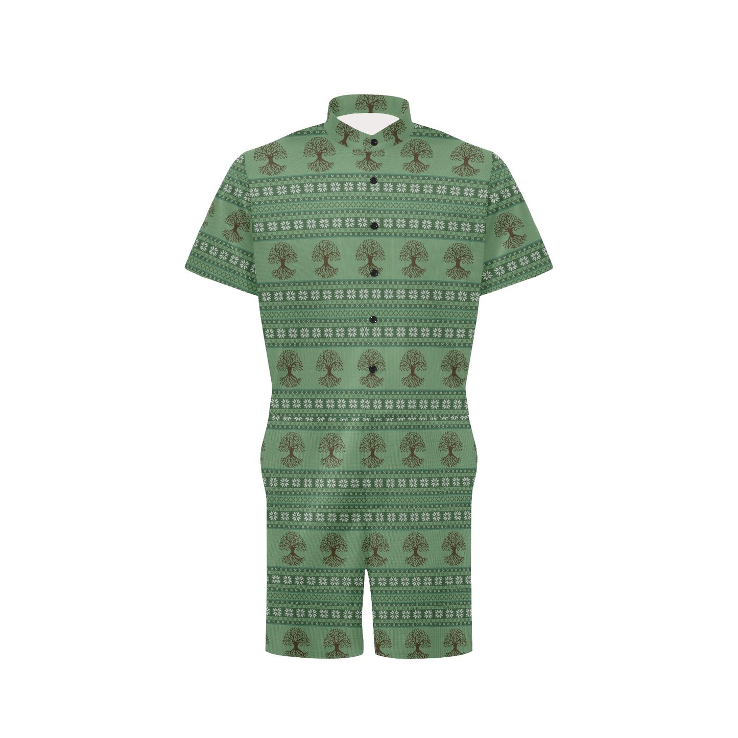 Celtic Pattern Print Design 09 Men's Romper