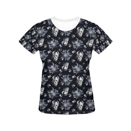 Vikings Print Design LKS304 Women's  T-shirt