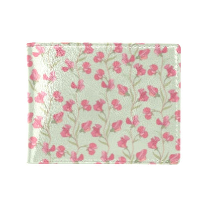 Sweet Pea Print Design LKS301 Men's ID Card Wallet