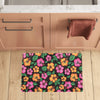 Hibiscus Pattern Print Design HB029 Kitchen Mat