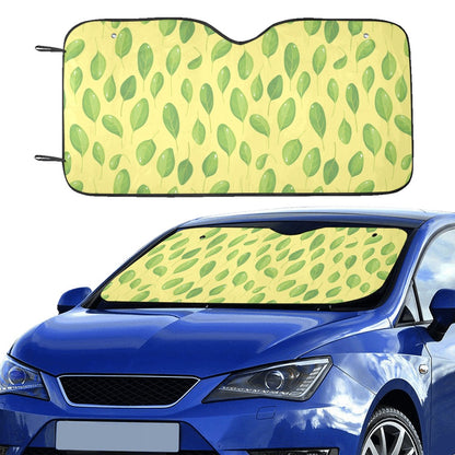 Spinach Print Design LKS302 Car front Windshield Sun Shade