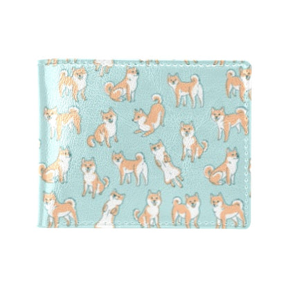 Shiba Inu Print Design LKS304 Men's ID Card Wallet