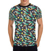 Surfboard T Rex Print Design LKS301 Men's All Over Print T-shirt