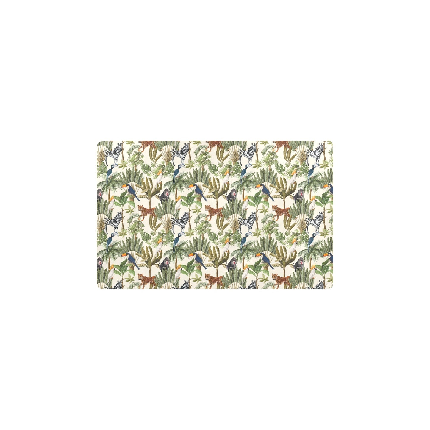 Safari Animal Print Design LKS304 Kitchen Mat