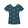 Sea Turtle Print Design LKS308 Women's  T-shirt