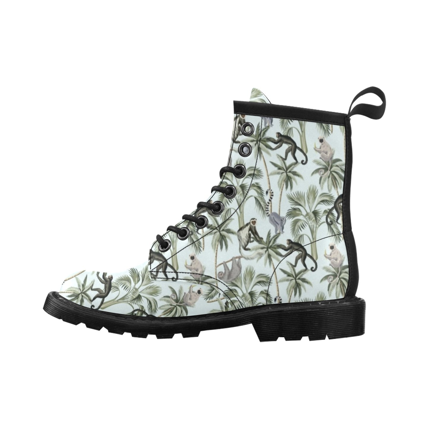 Rainforest Pattern Print Design RF04 Women's Boots