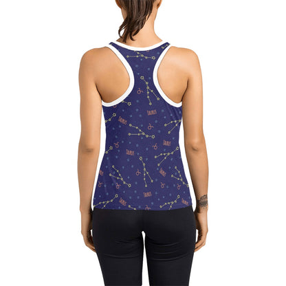 Taurus Print Design LKS301 Women's Racerback Tank Top