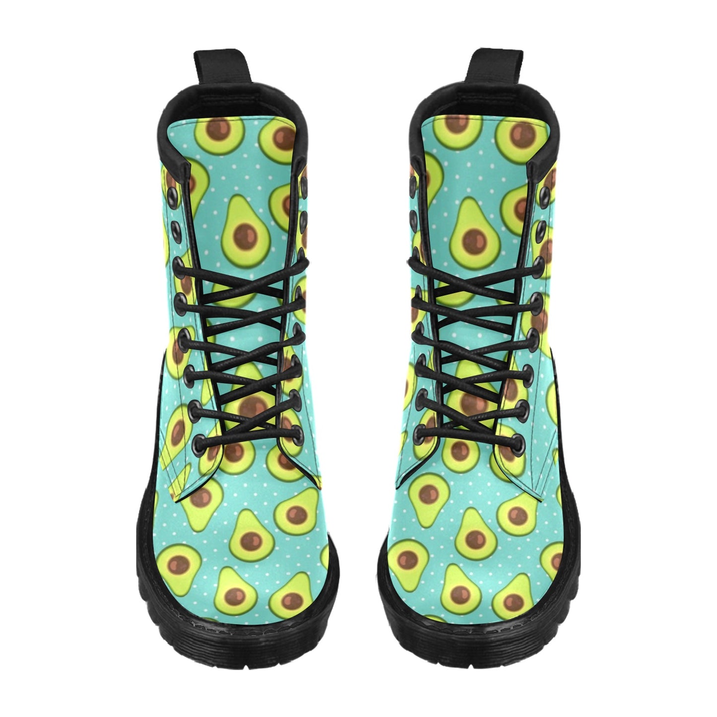 Avocado Pattern Print Design AC012 Women's Boots
