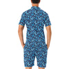 Butterfly Pattern Print Design 03 Men's Romper