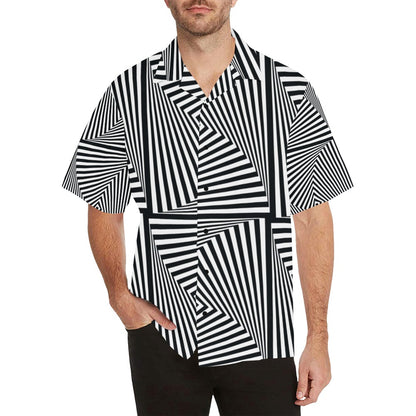 Vortex Print Design LKS302 Men's Hawaiian Shirt
