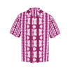 Tie Dye Dark Pink Print Design LKS303 Men's Hawaiian Shirt