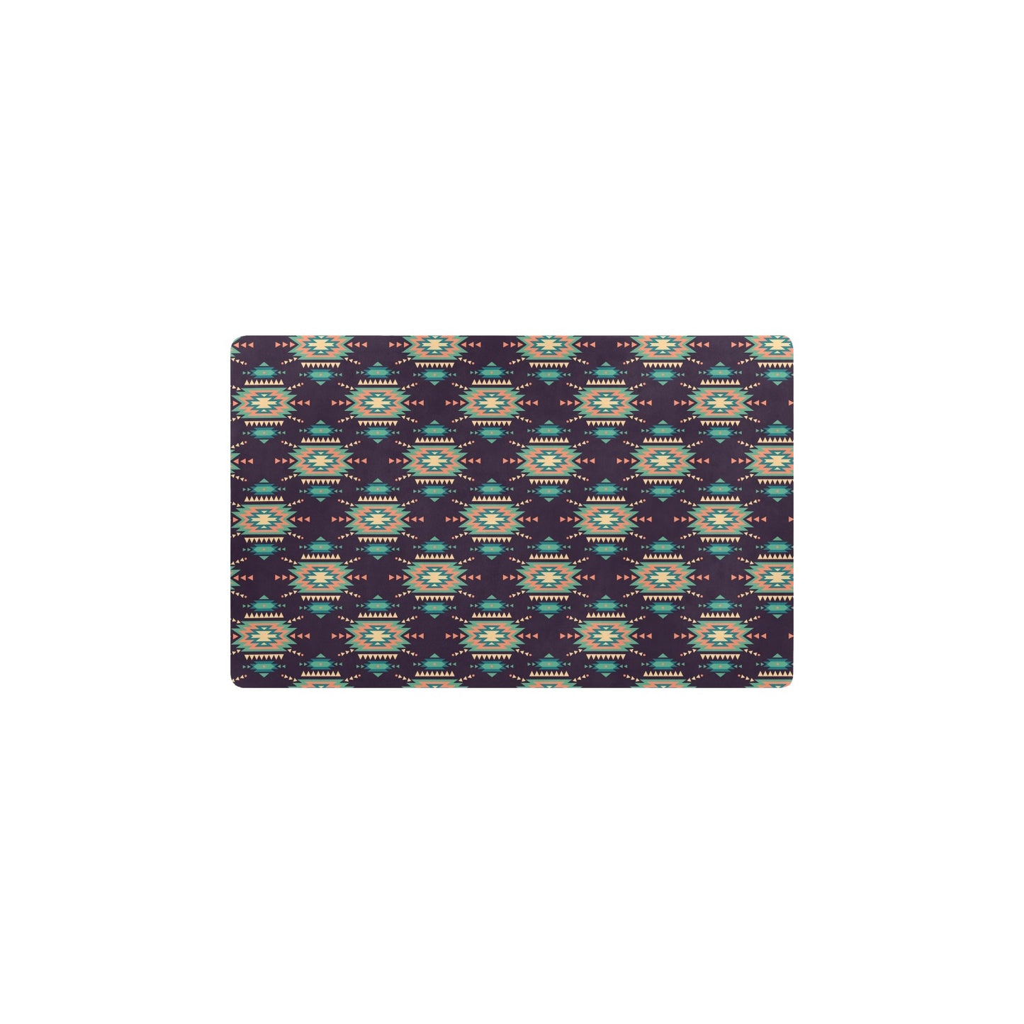 Navajo Geometric Style Print Pattern Kitchen Mat