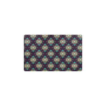 Navajo Geometric Style Print Pattern Kitchen Mat