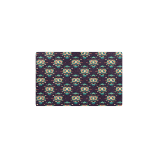 Navajo Geometric Style Print Pattern Kitchen Mat