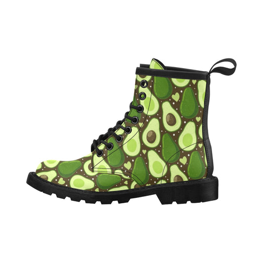 Avocado Pattern Print Design AC04 Women's Boots