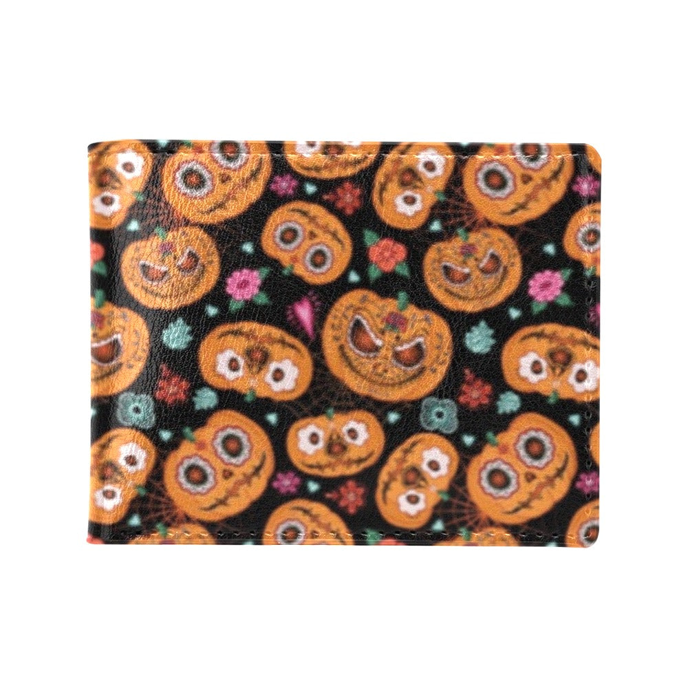 Halloween Print Design LKS402 Men's ID Card Wallet