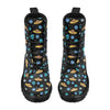 UFO Alien Print Design LKS306 Women's Boots