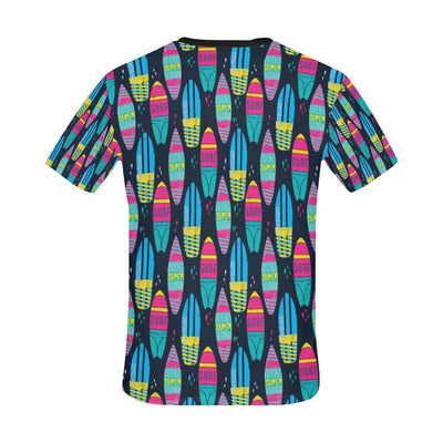 Surfboard Colorful Print Design LKS302 Men's All Over Print T-shirt