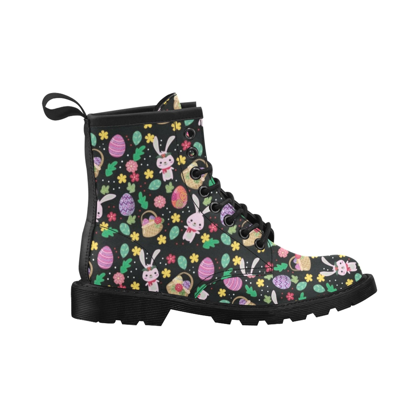 Easter Eggs Pattern Print Design RB05 Women's Boots