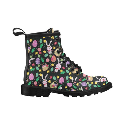 Easter Eggs Pattern Print Design RB05 Women's Boots